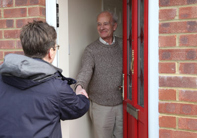 Neighbourhood Chaplains - welcomed at the door